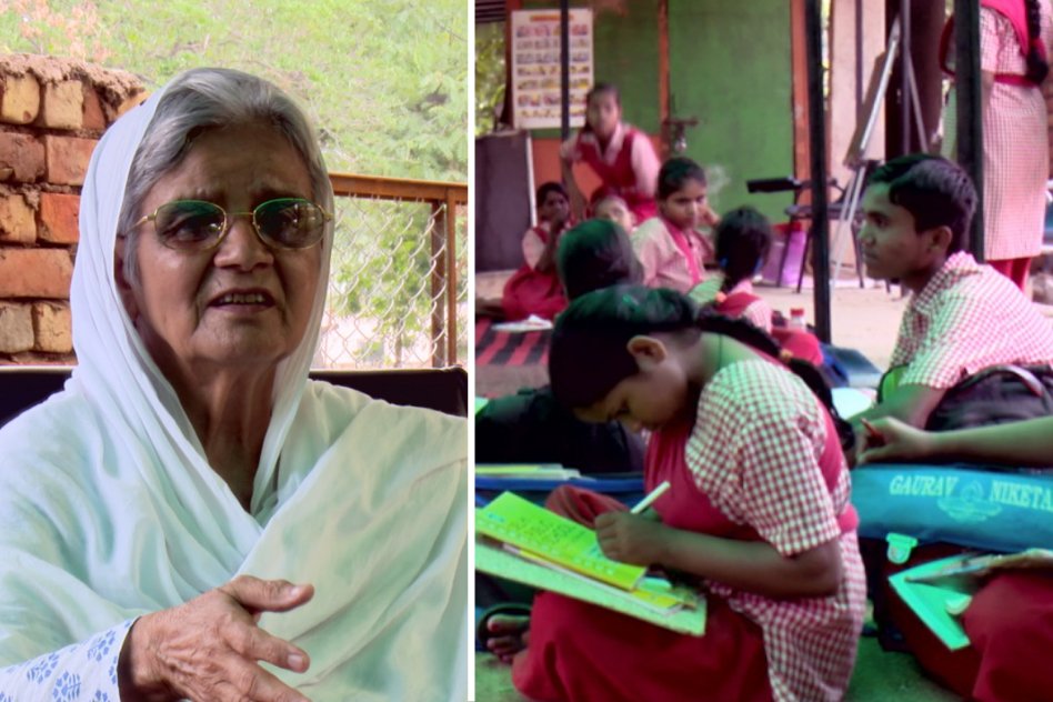 [Watch] At The Age Of 71, She Spends All Her Pension To Educate Underprivileged Children