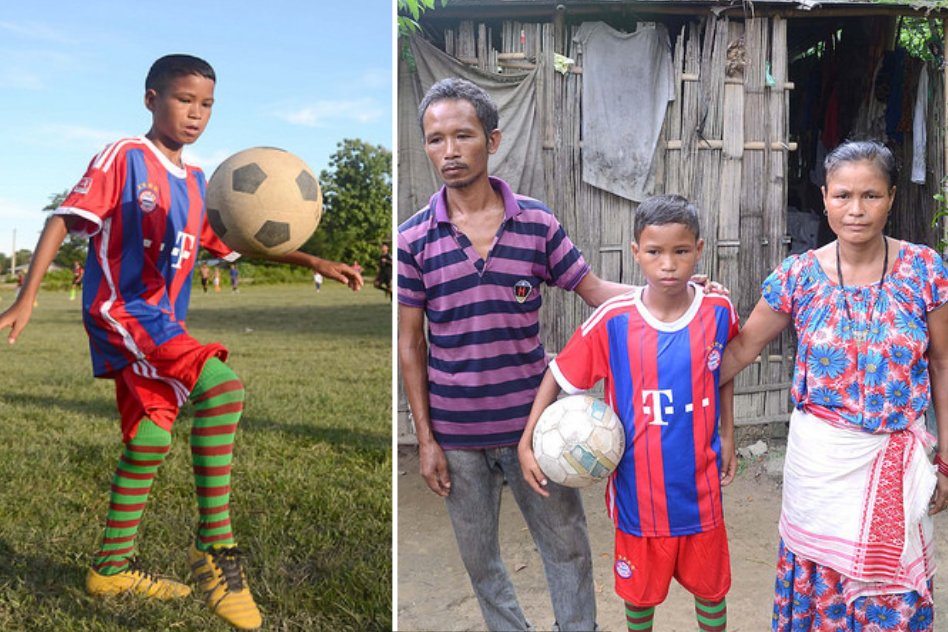 Nine-Year-Old Son Of A Sweeper From Assam Selected For Football Training At A German Club