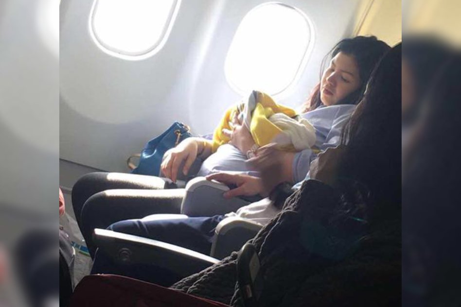 A Woman Gave Birth To A Baby Girl On An Aeroplane, She Gets Free Travel For A Lifetime As A Gift From The Airline