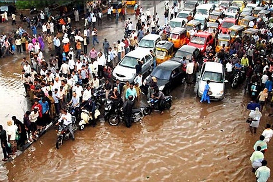 Normal Life Paralyses As Flood Situation Worsens In Hyderabad, More Rain Is Expected
