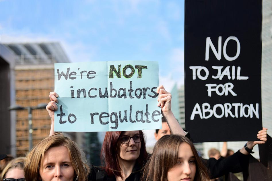 “Black Monday”: Over 30,000 Polish Women Gathered On Streets To Protest Against Ban On Abortion