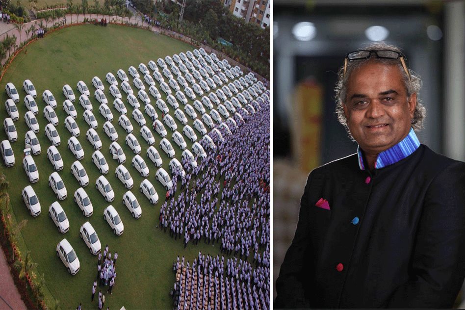 Surat-Based Billionaire Diamond Merchant Gifts Employees 400 Flats, 1,260 Cars As Diwali Bonus