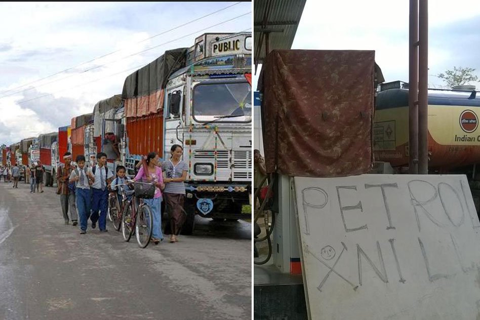 Naga Blockade Paralyses Life In Manipur, Petrol Rates Rise To Rs 200 Per Litre