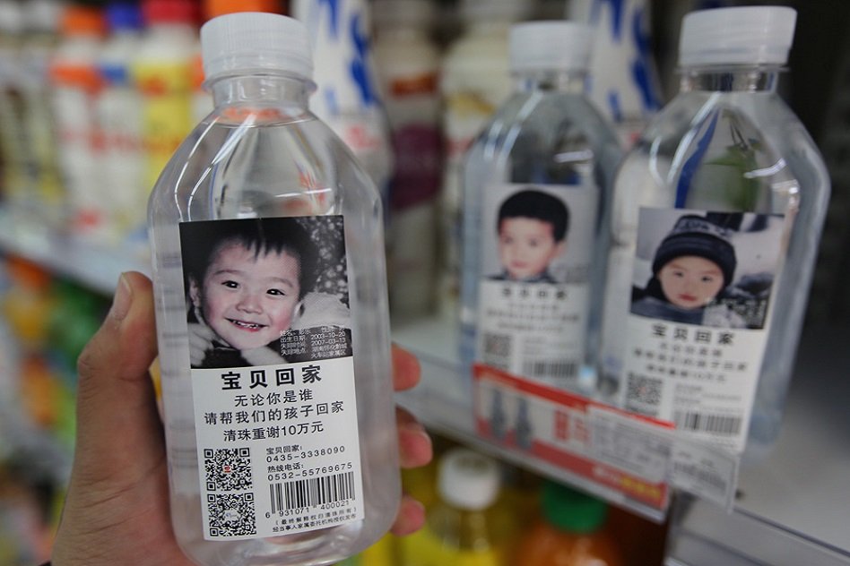 An Innovative Method To Find Missing Children, This Chinese Company Is Printing Their Details On Water Bottles