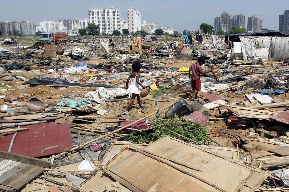 300 Shanties Demolished At Dadwal Colony In Delhi; Thousands Homeless