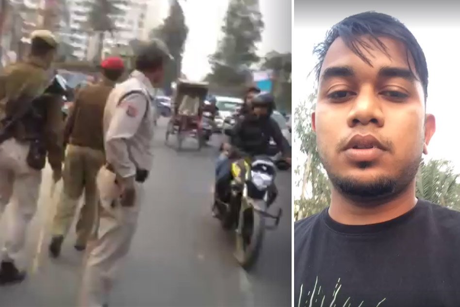 Policemen Take Away Mans Bike Keys And Jail Him For Asking ID Proof, Claiming He Verbally Abused Them
