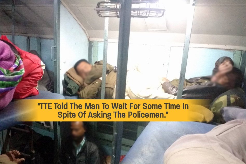 My Story: The Man Was Asking His Seat, But Police Refused To Leave Their Seat As They Were On Election Duty
