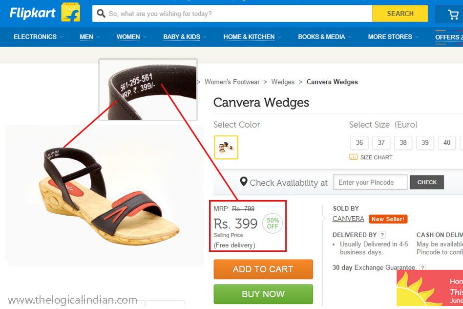 Flipkart Shows Higher Discount By Inflating The MRP, Faces Huge Social Media Outrage
