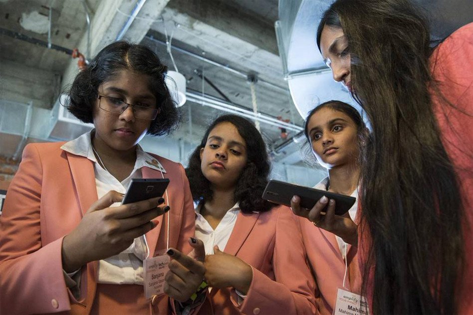 Five Teenage Girl Students From Bengaluru Won The Technovation Challenge In US
