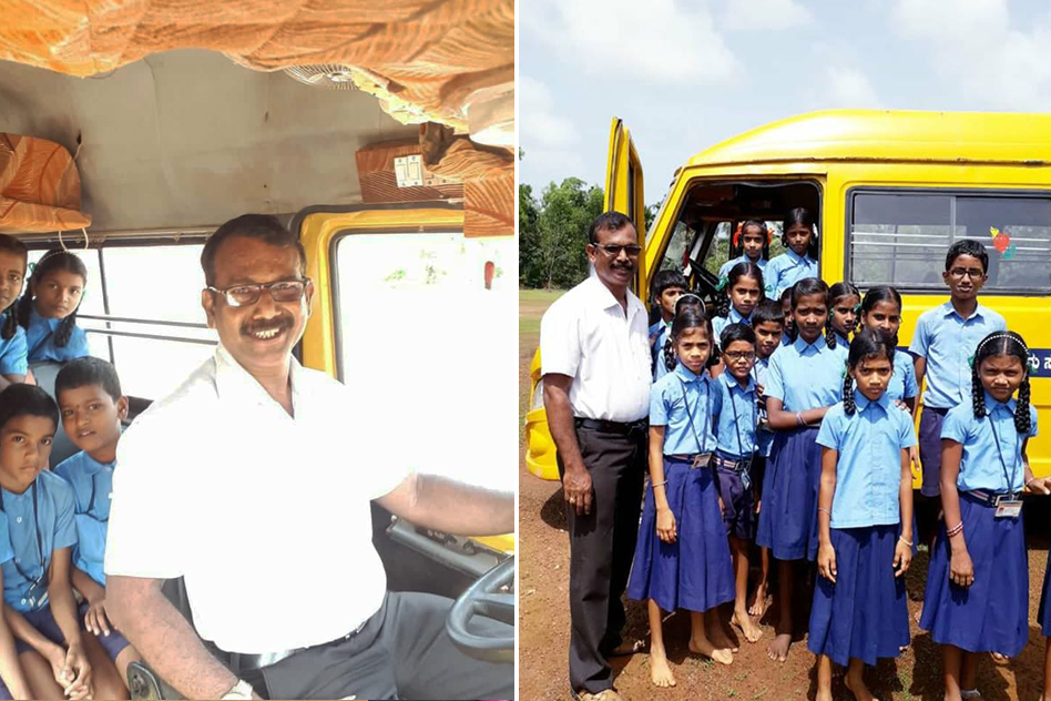 To Save Govt School From Shutting Down, This Teacher Is Now Part-Time Bus Driver