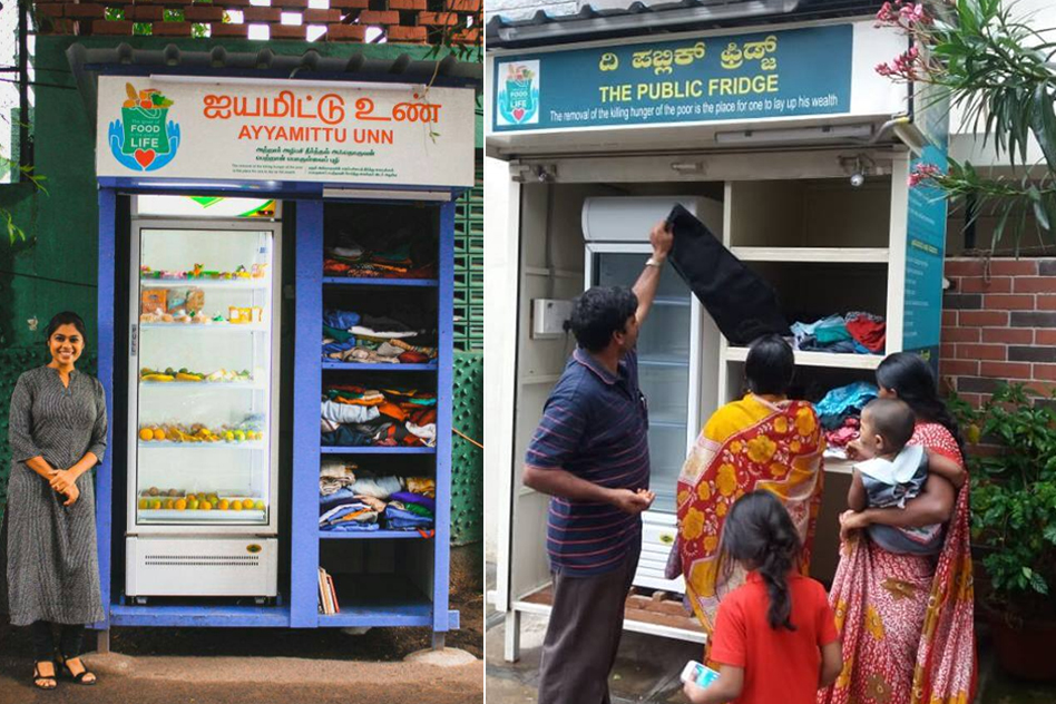 These Community Fridges In Bengaluru, Chennai Are Tackling The Problem Of Both Hunger & Food Wastage