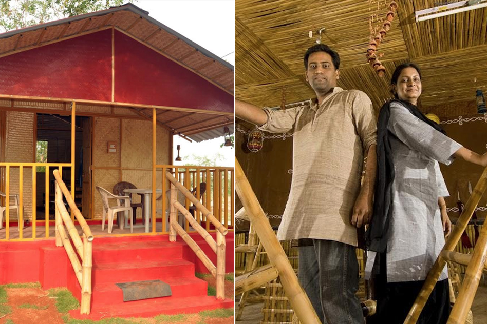 Once In A 60 Lakh Debt, Now This Couple Is Reviving North-East Economies By Building Bamboo Houses