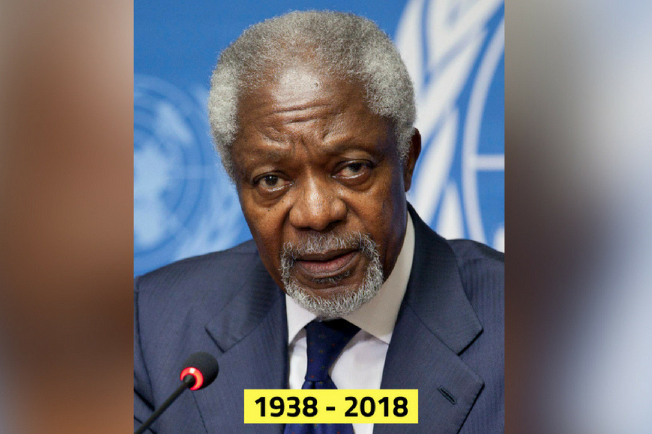 Kofi Annan, Former UN Secretary General And Nobel Laureate Passes Away At 80
