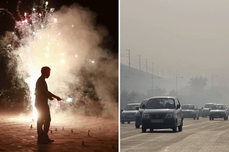 Delhi Tries To Choke Itself On Diwali: Pollutants Level 42 Times Higher Than Normal Days