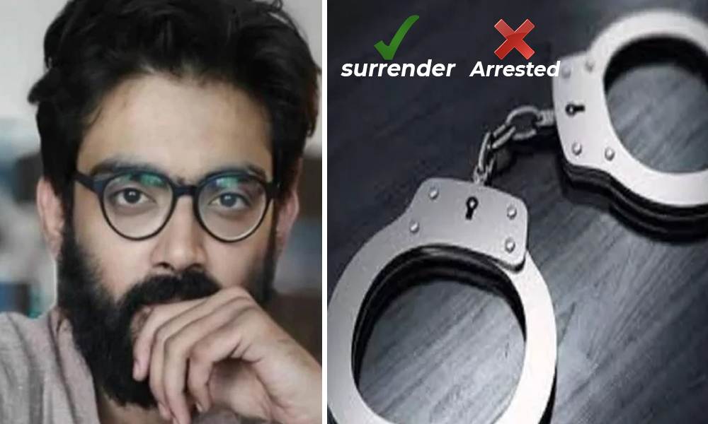 Fact Check: Sharjeel Imam Surrendered Himself To Police, Not Arrested