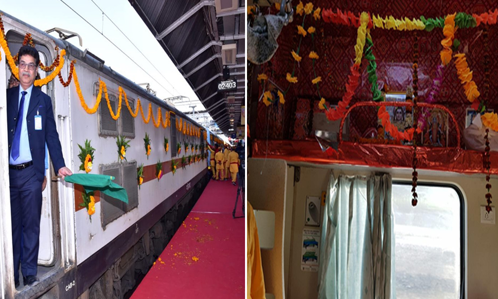 Train Turns Temple! Seat Reserved For Bhole Baba In Kashi Mahakal Express