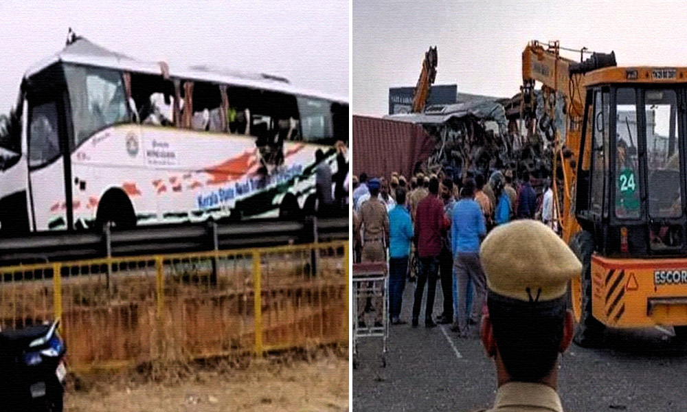 20 Killed, Several Injured After Truck Rams Into Bengaluru-Kochi Bus In Tamil Nadu