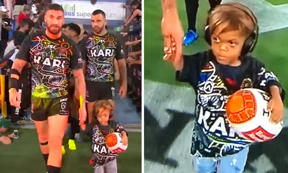 Bullied Australian Boy With Disorder Leads Out All-Star Rugby Team In Front Of Thousands