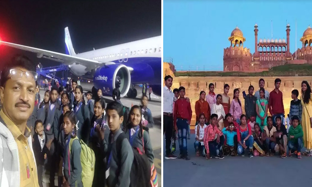 Madhya Pradesh Headmaster Uses His Savings To Book Flight Tickets For Students
