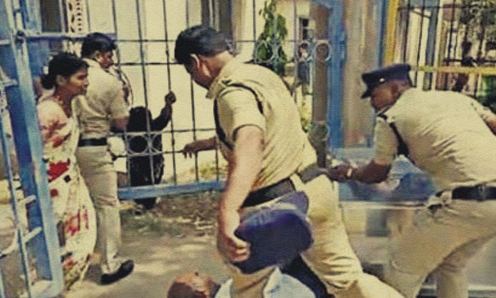 [Video] Telangana Police Kick Father Pleading For Daughters Body