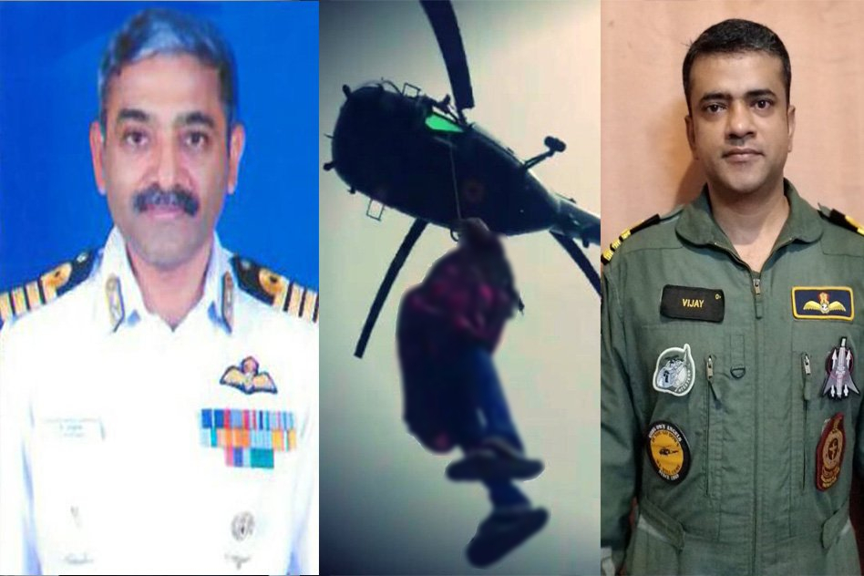 Kerala Flood Heroes: Indian Navy Captain P Rajkumar Rescues 26 People, Commander Vijay Airlifts A Pregnant Woman To Hospital