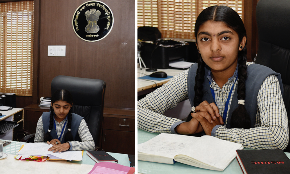 Ahead Of Womens Day, Schoolgirl Made District Collector For A Day In Maharashtra