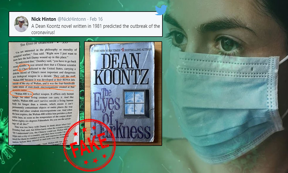 Fact Check: No, Dean Koontzs 1981 Novel Did Not Predict COVID-19 Pandemic