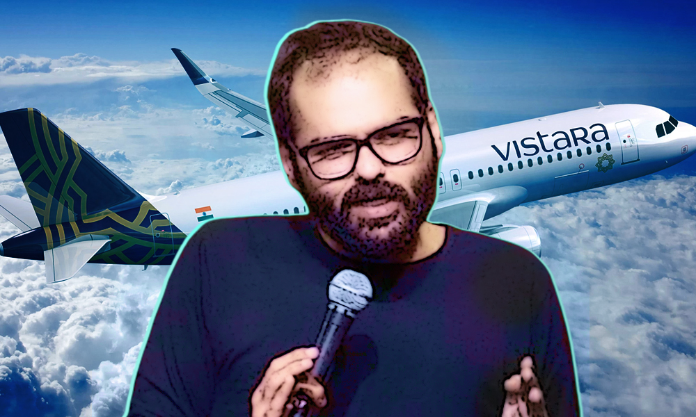 Vistara Bans Kunal Kamra From Flying Till April 27 For Heckling Arnab Goswami On Indigo Flight In January