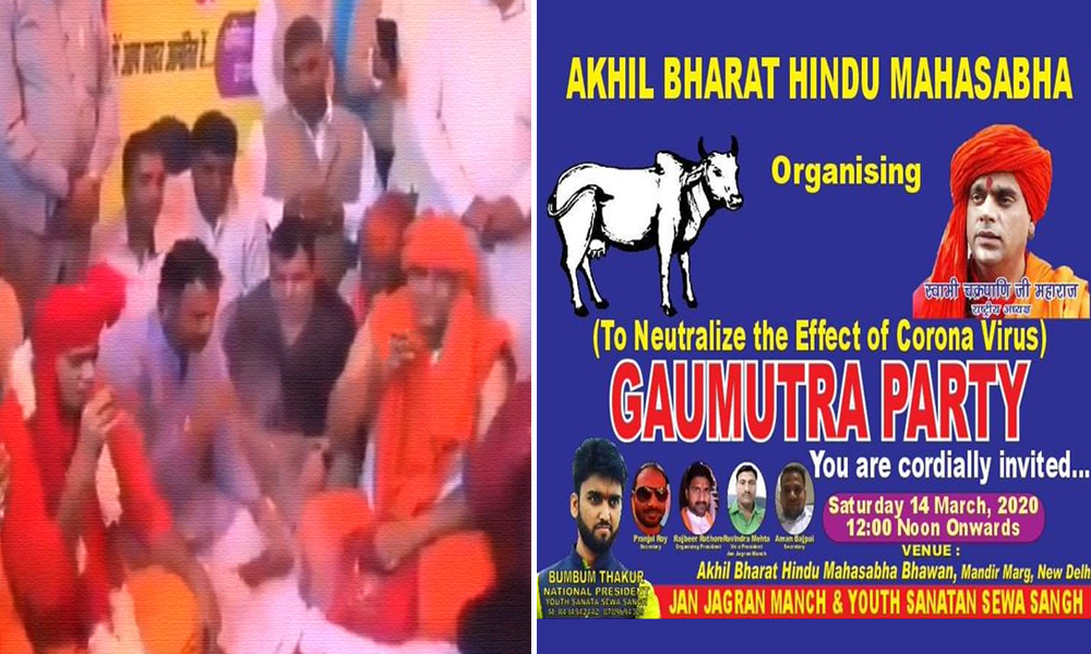 In A Bizarre Plan, Hindu Group Organises Cow Urine Drinking Party To Avert  Coronavirus