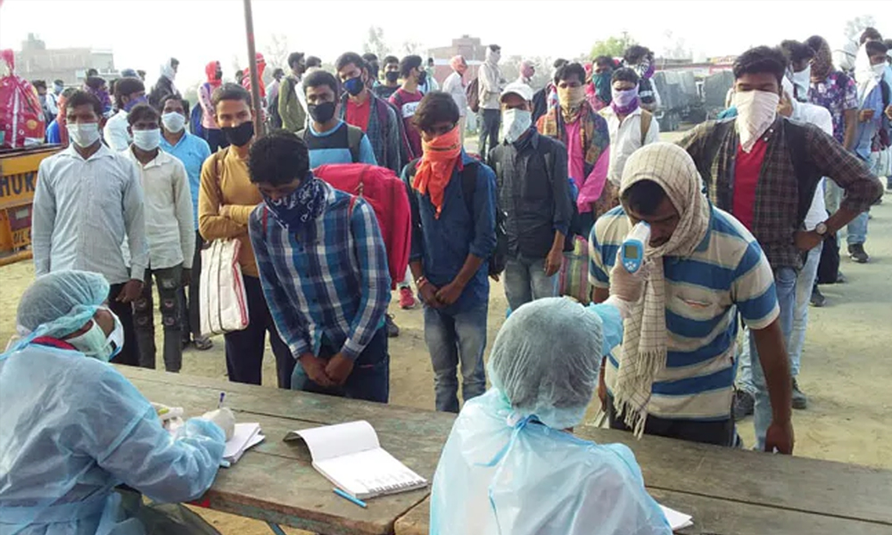 As Lakhs Of Migrant Labourers Remain Stranded At Delhis Bus Stop, Govt Finally Announces Relief Measures