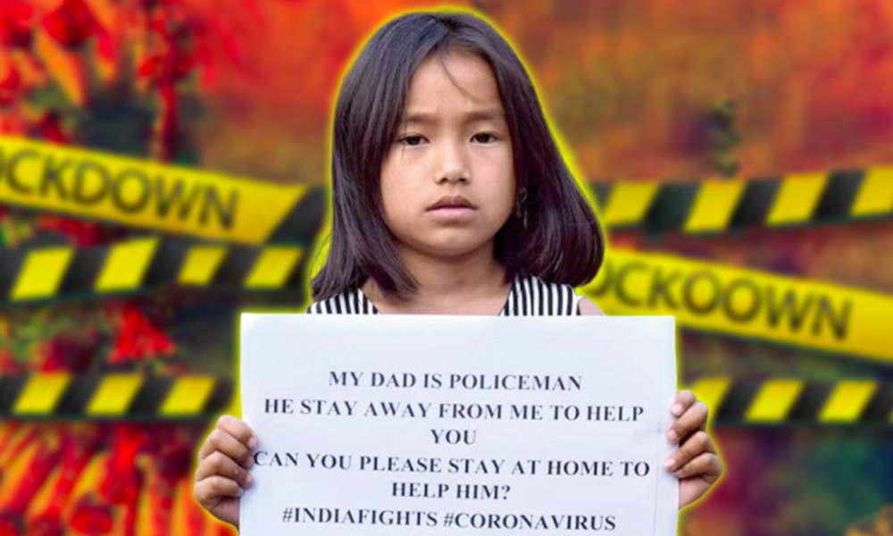 My Dad Stays Away To Help You: 9-Year-Old Daughter Of Arunachal Cop Requests People To Stay At Home