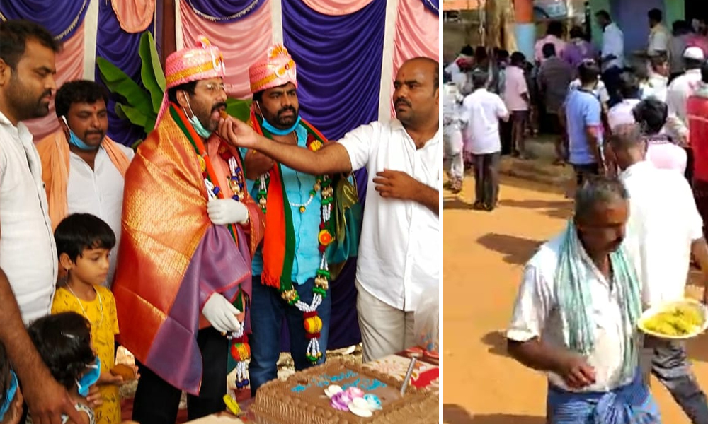 Karnataka: BJP MLA Violates Lockdown, Celebrates Birthday With Hundreds Of Supporters