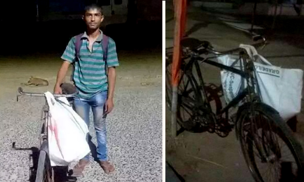20-Yr-Old Migrant Worker Cycles 2,000 Km From Maharashtra To Reach Home In Odisha