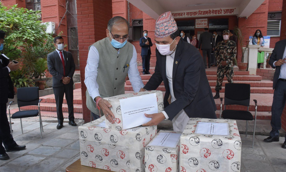 India Gives Nepal 23 Tonnes Of Essential Medicines To Fight COVID-19