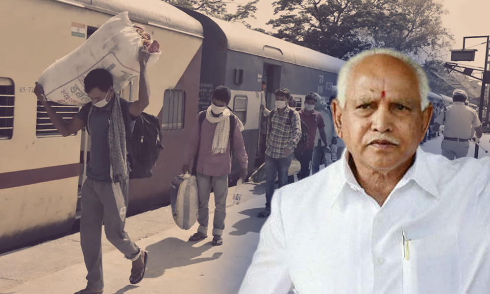 Karnataka Cancels Trains for Migrant Workers After CM Yediyurappa Meets Builders Lobby