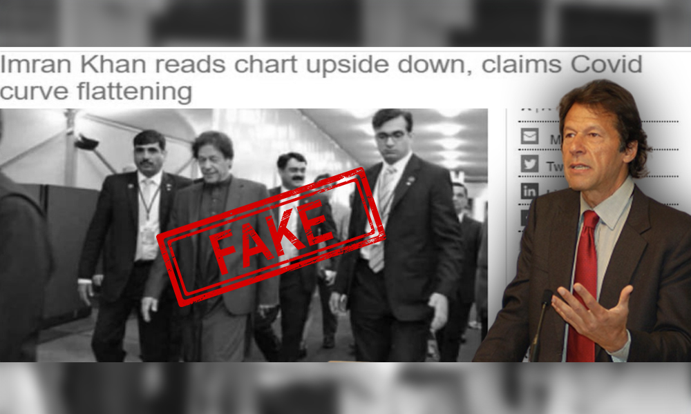 Fact Check: Did Pakistan PM Read COVID-19 Chart Upside Down?
