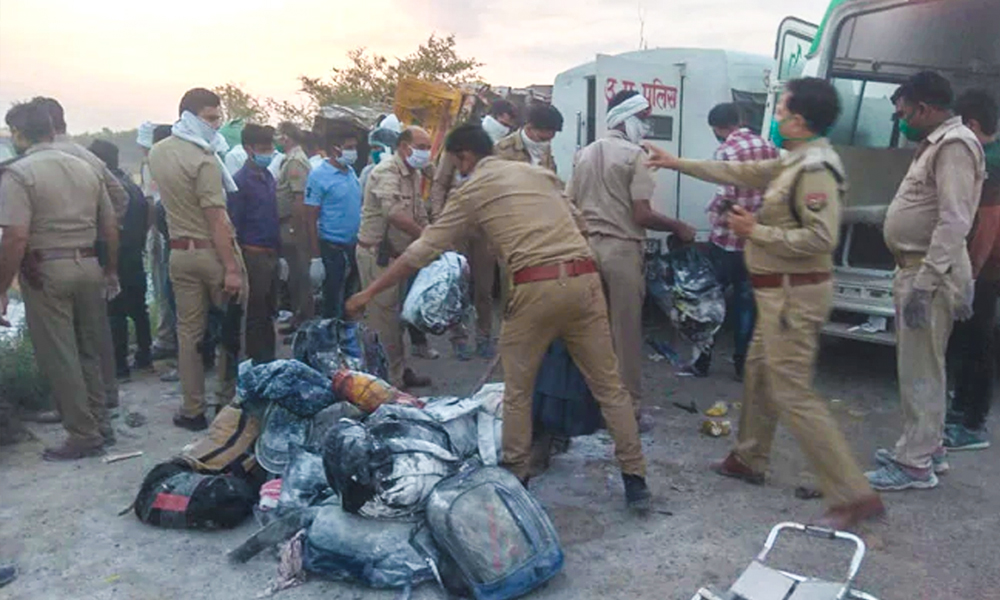 24 Migrant Workers Killed, Several Injured, As Trucks Collide In Uttar Pradeshs Auraiya