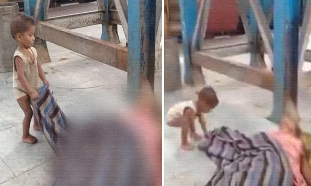 [VIDEO] Toddler Tries To Wake Mother Who Died Of Hunger, Heat In Bihar