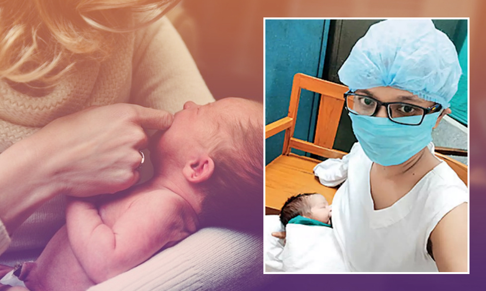 Kolkata Nurse Breastfeeds Newborn Baby After Mother Couldnt