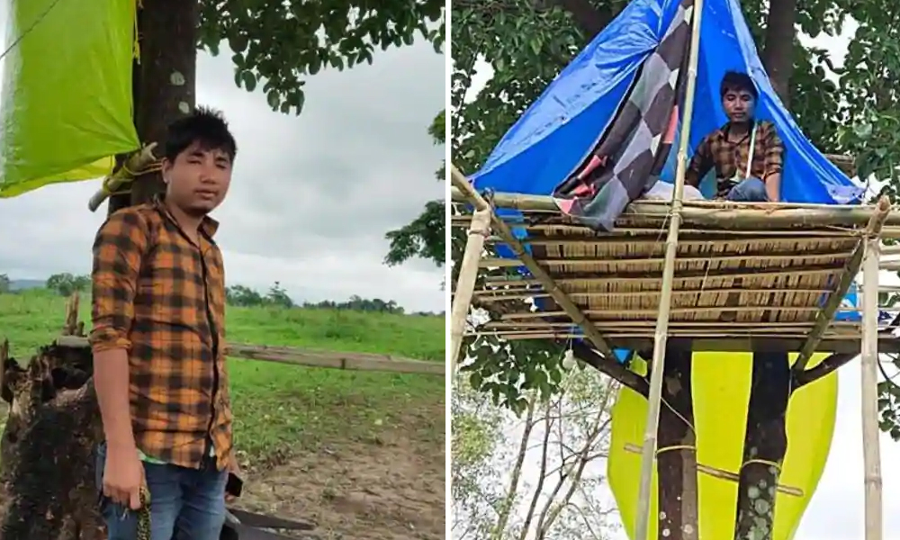 Assam Man Forced To Quarantine In Tree House By Locals, Despite Testing Negative For COVID-19