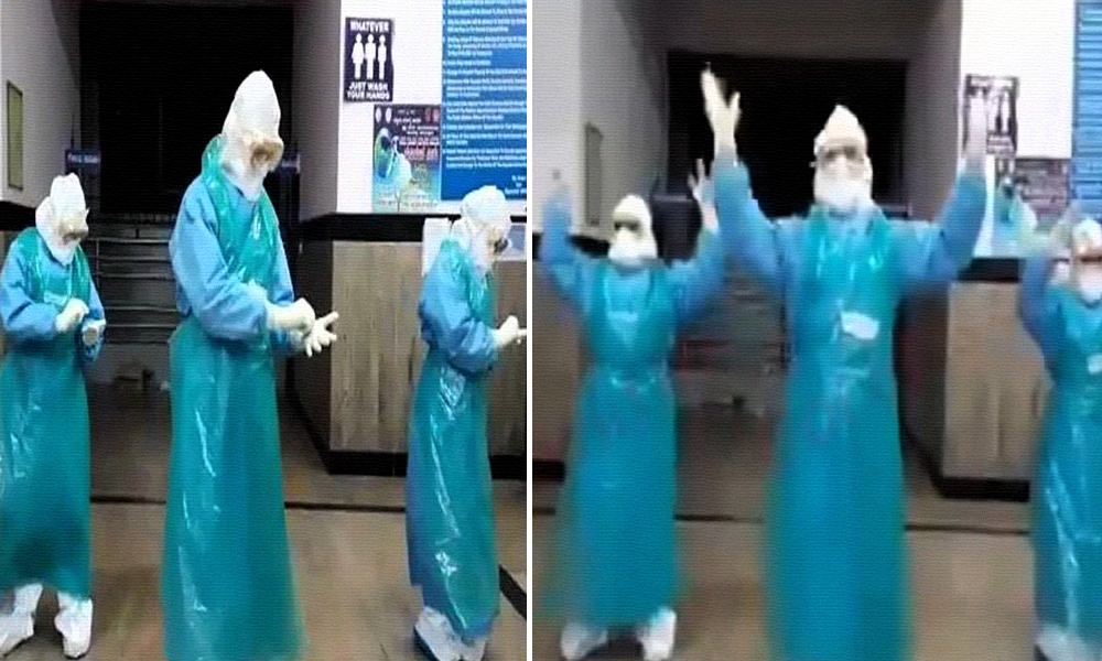 COVID-19: Doctors At Victoria Hospital In Bengaluru Dance In PPEs To Keep Up Their Spirits
