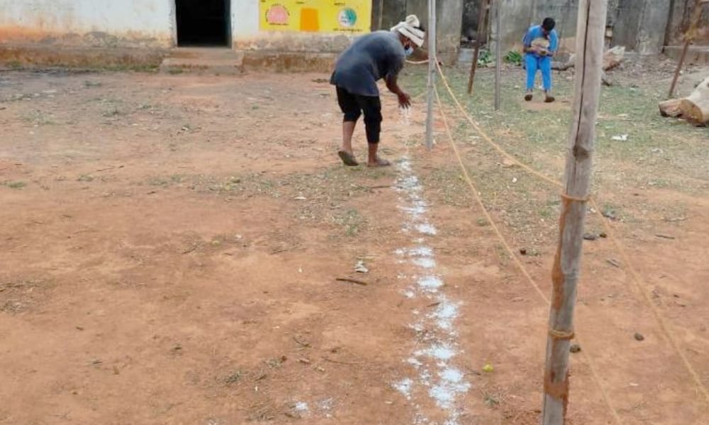 Chhattisgarh: Officials Sprinkle Salt Around Quarantine Centre Premises To Ward Of Snakes