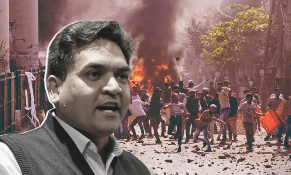 Delhi Riots Charge Sheet Omits BJP Leader Kapil Mishras Speech