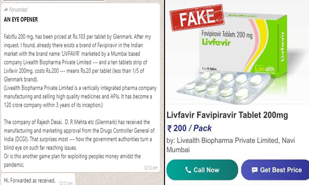 Fact Check: Is Livfavir Cheaper Than Glenmarks Fabiflu?