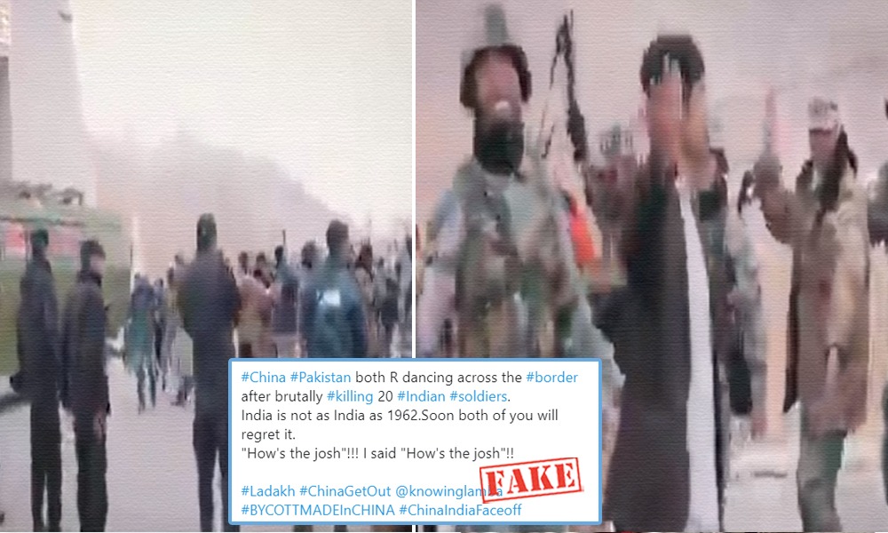 Fact Check: Old Video Shared As Pak-Chinese Soldiers Celebrating After Galwan Valley Clash