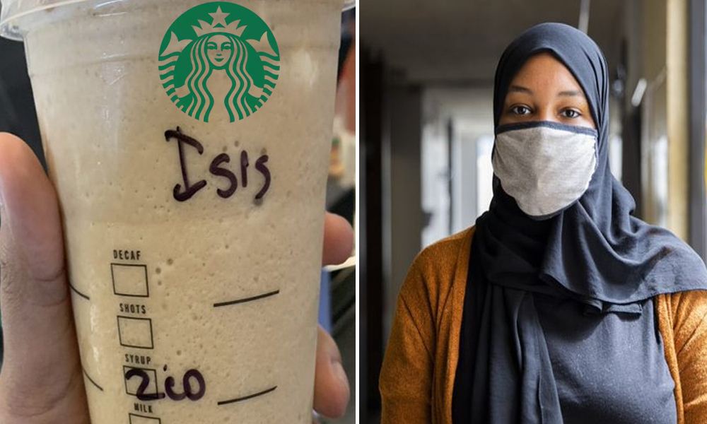 Muslim Woman Files Discrimination Charges On Starbucks, After Cafe Writes ISIS On Her Cup