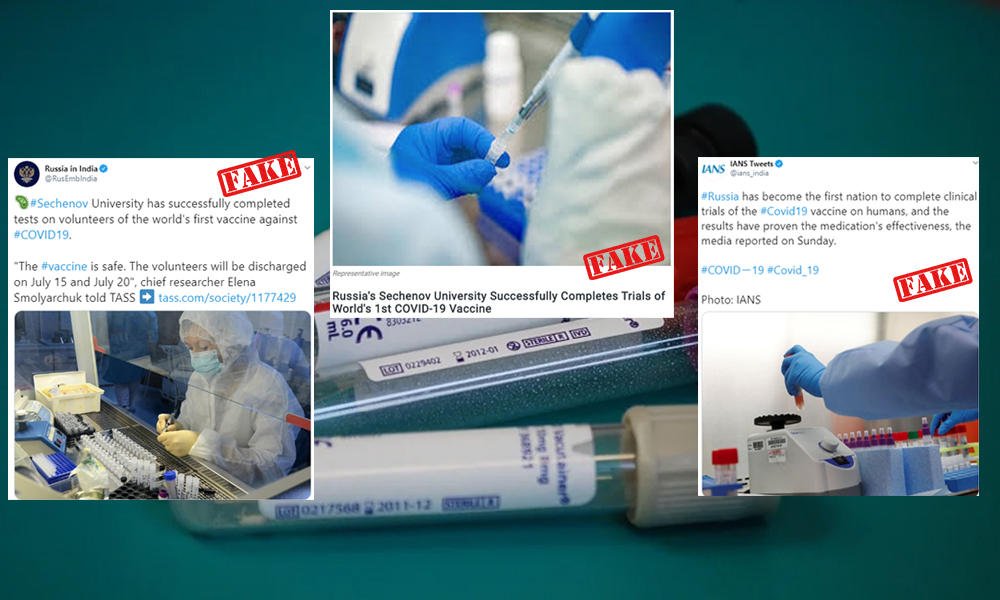 Fact Check: Did Russian University Complete Clinical Trials Of COVID-19 Vaccine?