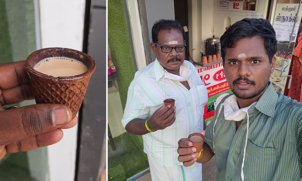 Tamil Nadu: Now Drink Tea, Eat Your Cup Too At This Sustainable Madurai Kiosk