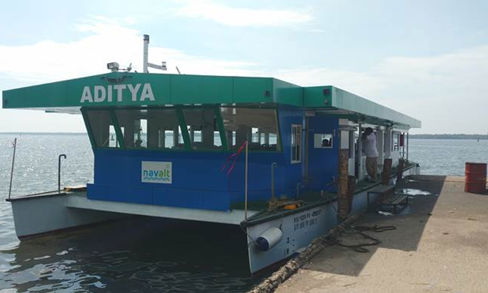 Indias First Solar Ferry Aditya Wins Global Honour