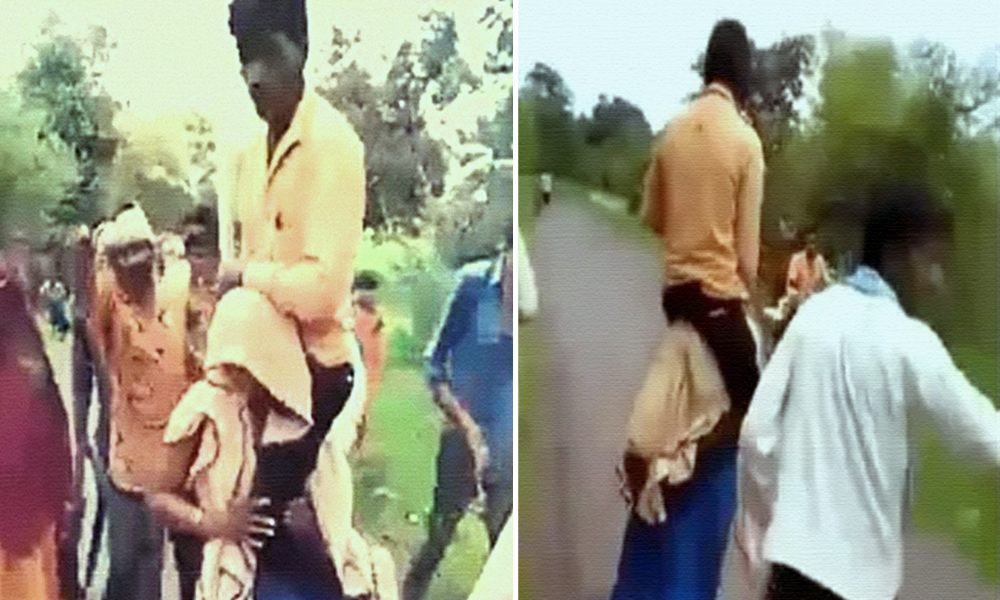 Madhya Pradesh: Woman Paraded With Husband On Shoulders On Suspicion Of Infidelity, Several Arrested